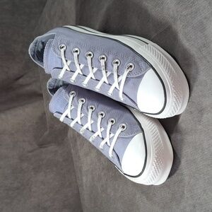Converse Chuck Taylor All Star Lift Ox Low Grey Platform Sneakers G US W11 M9
